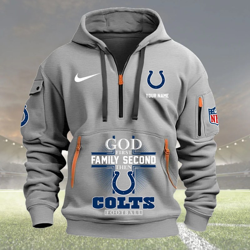 Gray Hoodie 14 Indianapolis Colts.webp