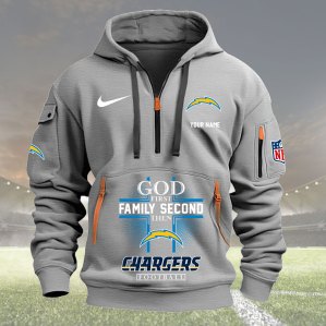 Gray Hoodie 27 Los Angeles Chargers.jpeg