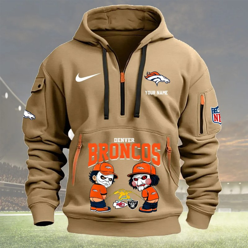 Khaki Hoodie 10 Denver Broncos.webp