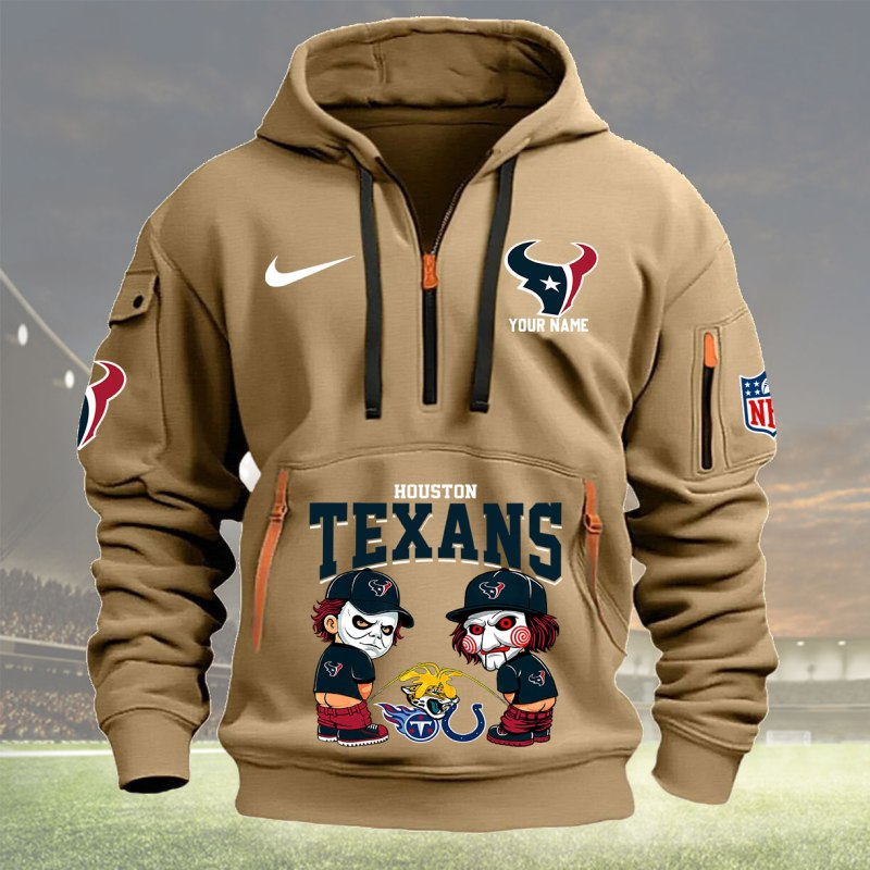 Khaki Hoodie 13 Houston Texans.jpeg