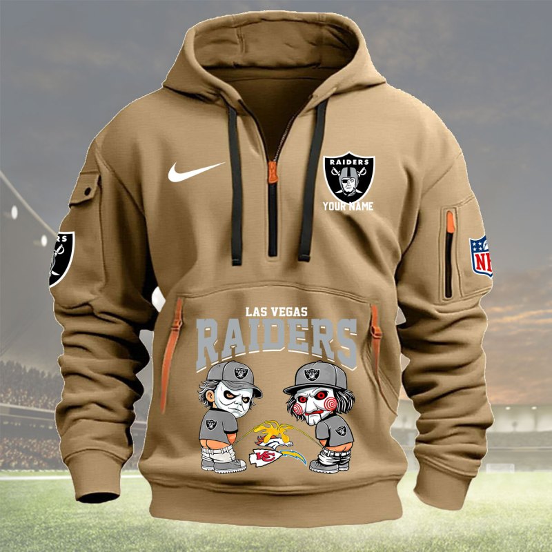 Khaki Hoodie 23 Oakland Raiders.jpeg