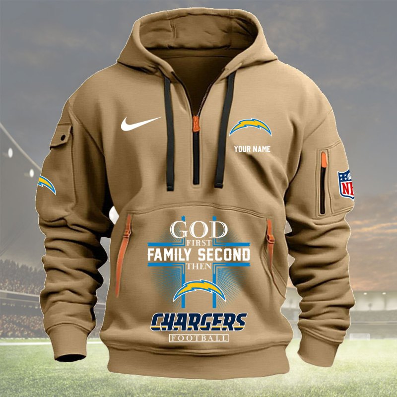 Khaki Hoodie 27 Los Angeles Chargers 1.jpeg