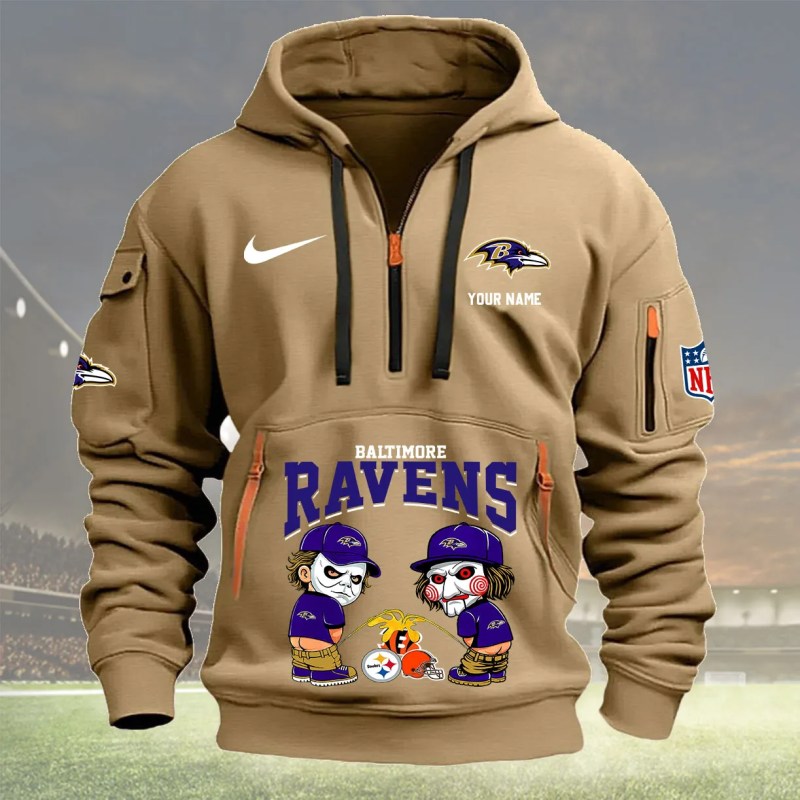 Khaki Hoodie Baltimore Ravens.jpeg