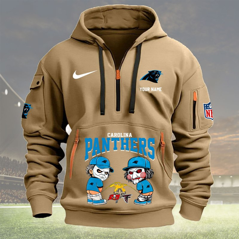 Khaki Hoodie Carolina Panthers.jpeg