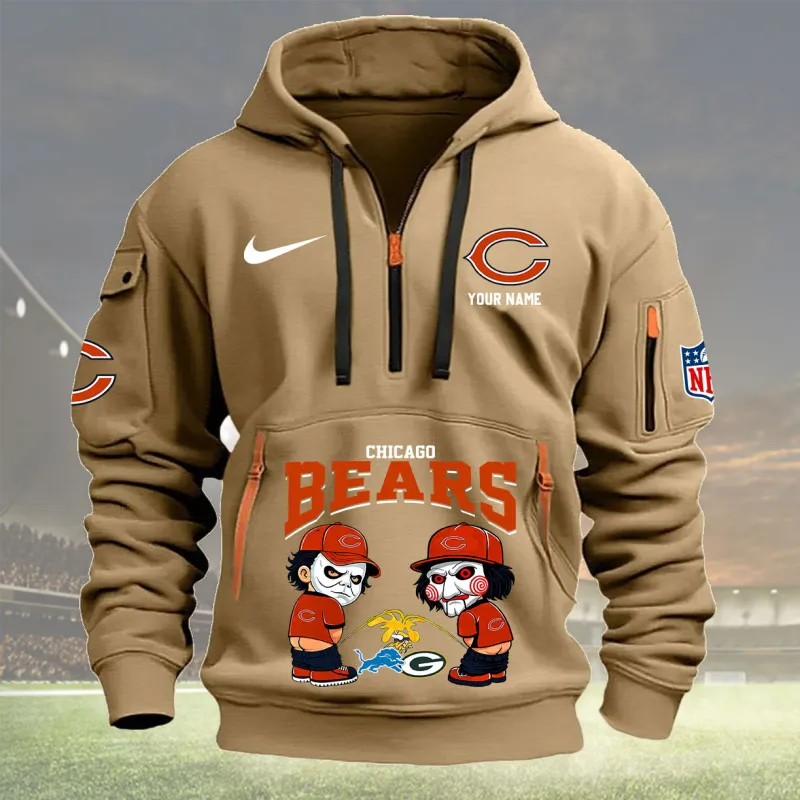 Khaki Hoodie Chicago Bears.jpeg