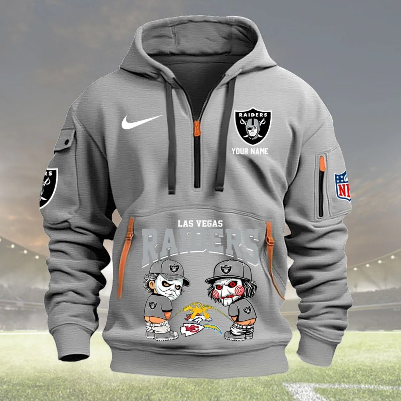 Light Gray Hoodie 23 Oakland Raiders.webp