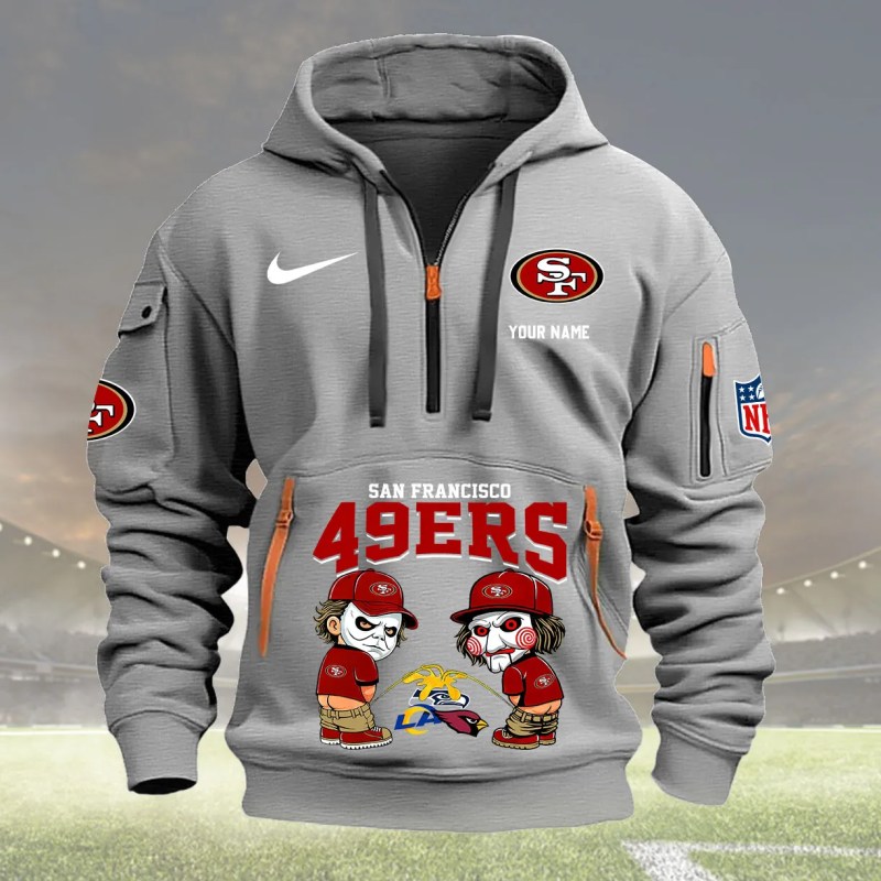 Light Gray Hoodie San Francisco 49ers.webp