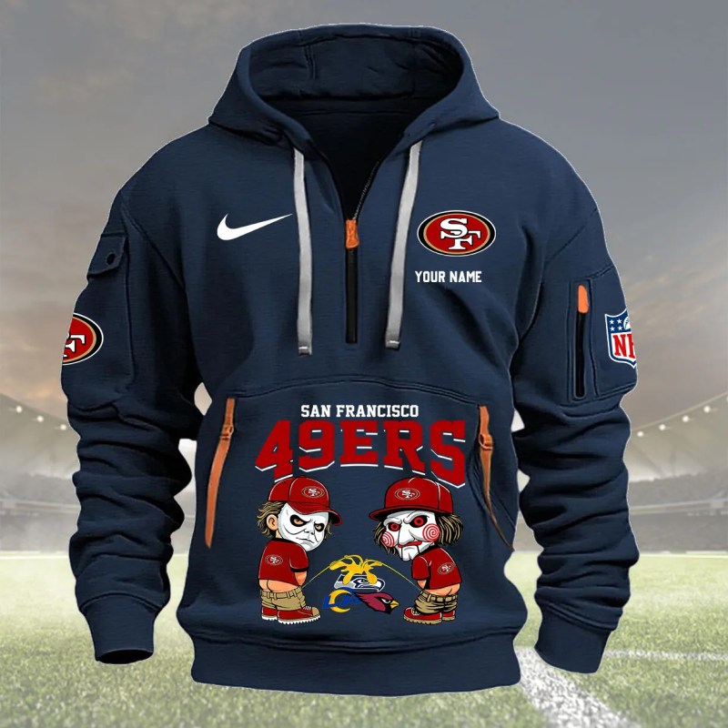 Navy Hoodie San Francisco 49ers.webp