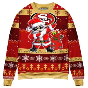 Oo420 San Francisco 49ers Dabbing Santa Claus Swea82nga211023.jpg