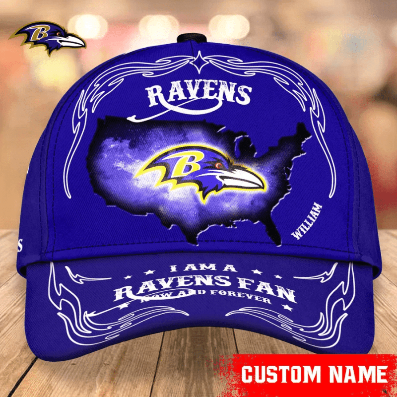 Baltimore Ravens Baseball Caps Custom Name Yarxt.webp