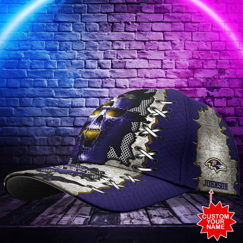 Baltimore Ravens Personalized Classic Cap Bg477 Bclzc.jpg