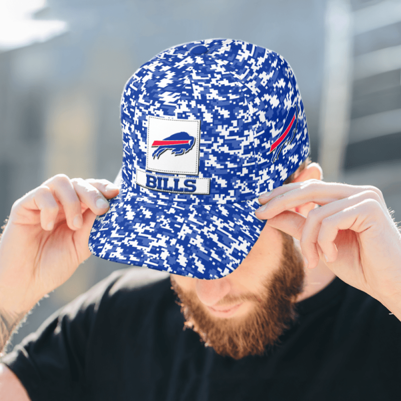 Buffalo Bills Digital Camo Aop Classic Baseball Classic Cap Men Hat 2.png