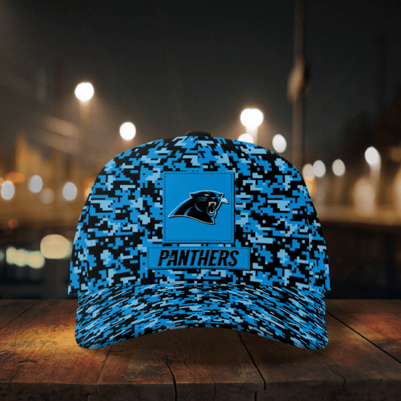 Carolina Panthers Digital Camo Aop Classic Baseball Classic Cap Men Hat 3.png