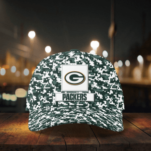 Green Bay Packers Digital Camo Aop Classic Baseball Classic Cap Men Hat 4.png