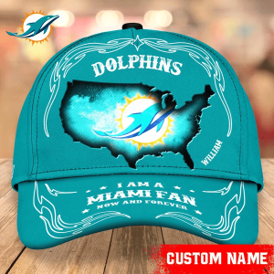 Miami Dolphins Baseball Caps Custom Name Aeimp.webp