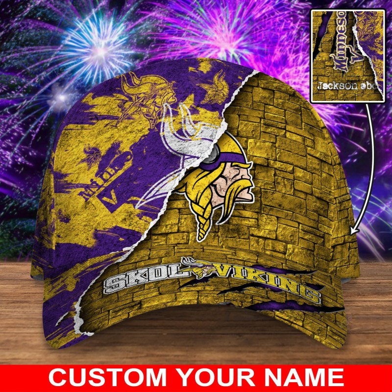 Minnesota Vikings Personalized Classic Cap Bg834 Kkzmn.jpg