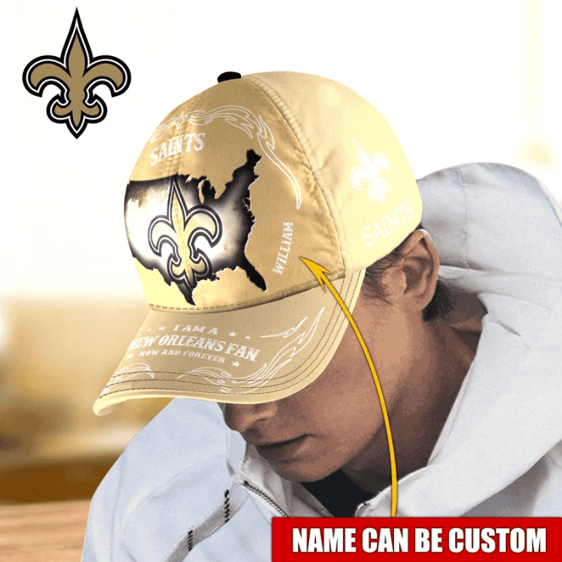 New Orleans Saints Baseball Caps Custom Name Hv3bm.png