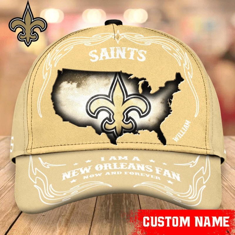 New Orleans Saints Baseball Caps Custom Name Ke2xm.jpg