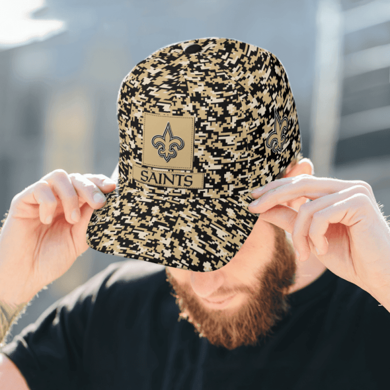 New Orleans Saints Digital Camo Aop Classic Baseball Classic Cap Men Hat 2.png