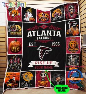 Nfl Atlanta Falcons Football Team Special Skeleton Pumpkin Halloween Blanket7946.jpg