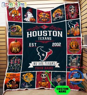 Nfl Houston Texans Football Team Special Skeleton Pumpkin Halloween Blanket1342.jpg