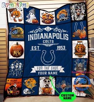 Nfl Indianapolis Colts Football Team Special Skeleton Pumpkin Halloween Blanket3741.jpg