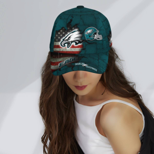 Philadelphia Eagles American Flag Metal Printed Baseball Classic Cap Men Hat 3.jpeg