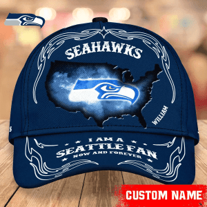 Seattle Seahawks Baseball Caps Custom Name Mdwuh.webp