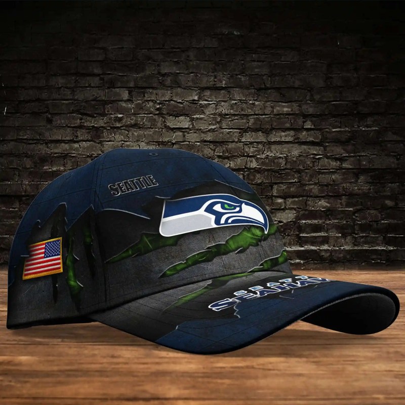 Seattle Seahawks Personalized Classic Cap Bg318 Gzvna.webp