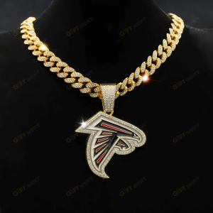 Atlanta Falcons Hip Hop Iced Out Bling Pendant Cuban Chain Fashion Punk Cool Jewelry.png