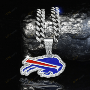Buffalo Bills Hip Hop Iced Out Bling Pendant Cuban Chain Fashion Punk Cool Jewelry 1.png