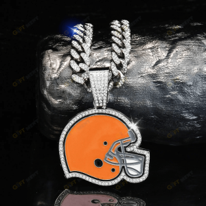 Cleveland Browns Hip Hop Iced Out Bling Pendant Cuban Chain Fashion Punk Cool Jewelry 1.png