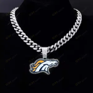 Denver Broncos Hip Hop Iced Out Bling Pendant Cuban Chain Fashion Punk Cool Jewelry.jpg
