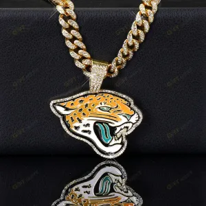 Jacksonville Jaguars Hip Hop Iced Out Bling Pendant Cuban Chain Fashion Punk Cool Jewelry 1.jpeg