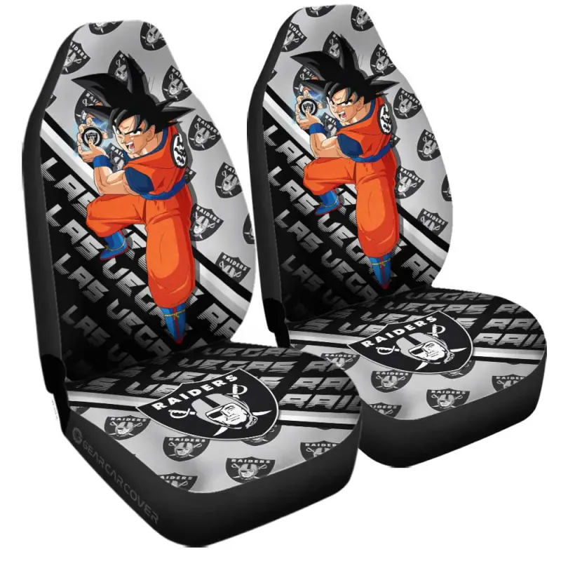 Las Vegas Raiders Car Seat Covers Goku Car Accessories For Fans Gear Car Cover 3.jpg