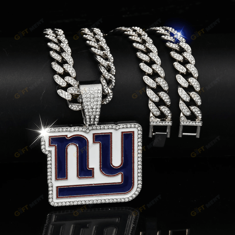 New York Giants Hip Hop Iced Out Bling Pendant Cuban Chain Fashion Punk Cool Jewelry 2.png