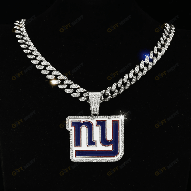 New York Giants Hip Hop Iced Out Bling Pendant Cuban Chain Fashion Punk Cool Jewelry.png