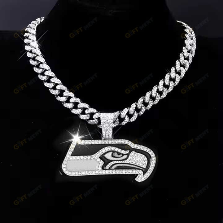 Seattle Seahawkship Hop Iced Out Bling Pendant Cuban Chain Fashion Punk Cool Jewelry.jpg