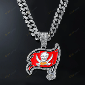 Tampa Bay Buccaneers Hip Hop Iced Out Bling Pendant Cuban Chain Fashion Punk Cool Jewelry 1.png