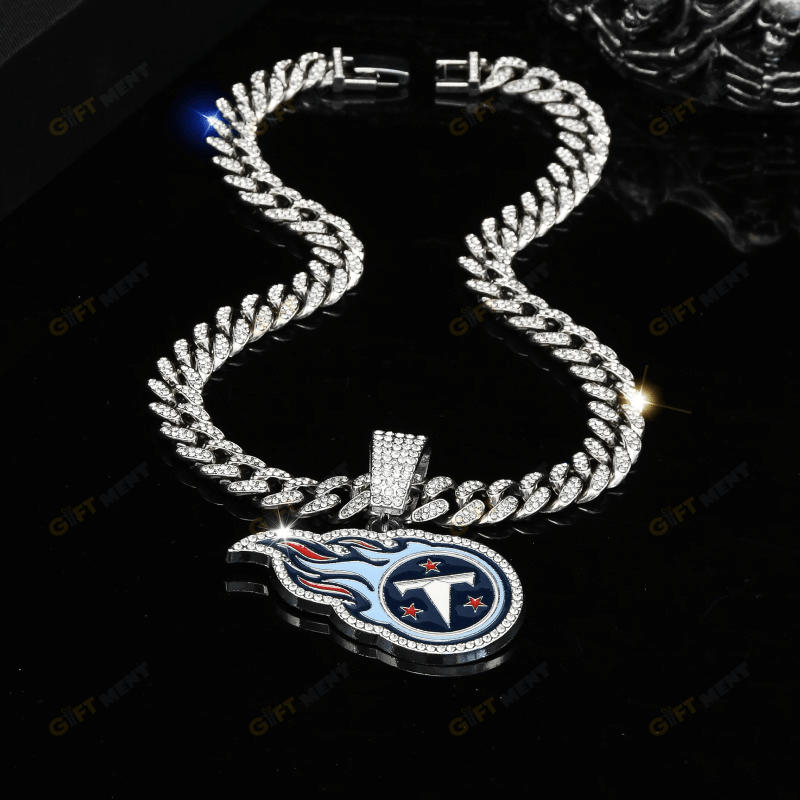 Tennessee Titans Hip Hop Iced Out Bling Pendant Cuban Chain Fashion Punk Cool Jewelry 4.png