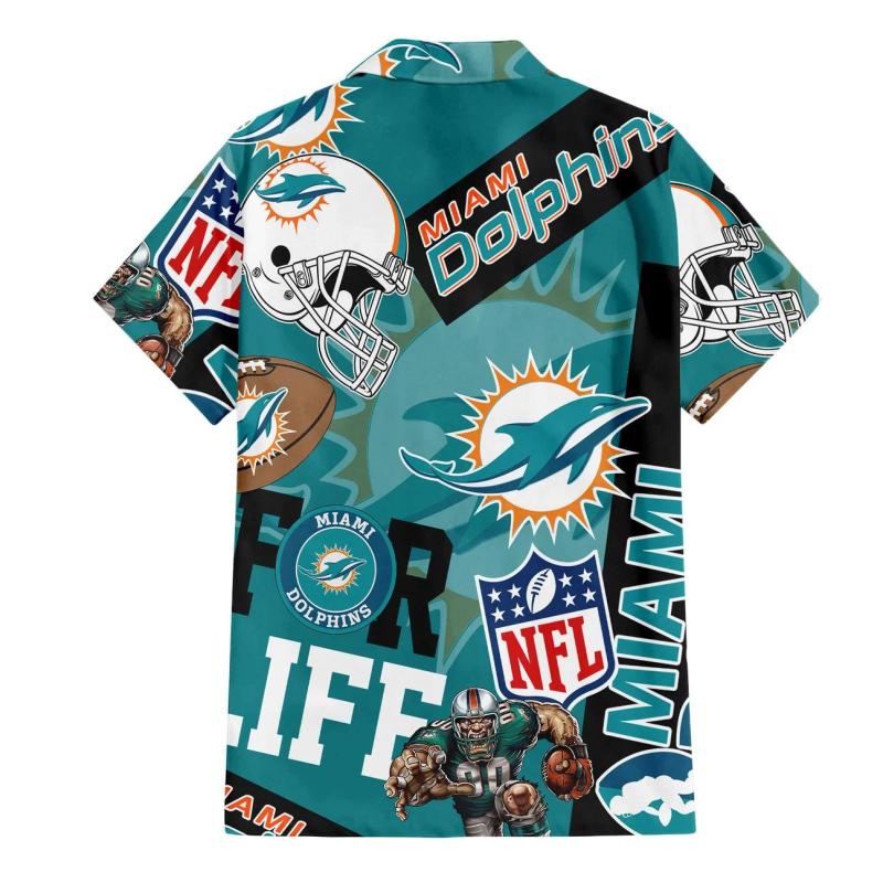 343c6c60 Miami Dolphins For Life Hawaiian Shirt Back.jpg