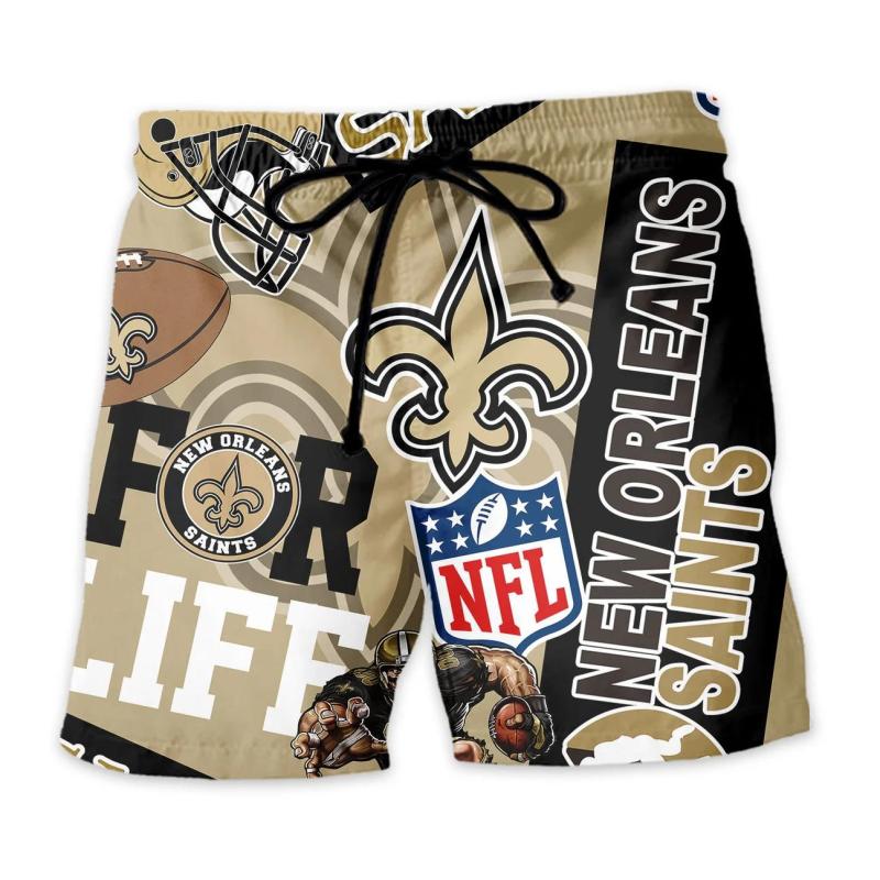 4d4b6125 New Orleans Saints For Life Hawaiian Short.jpg