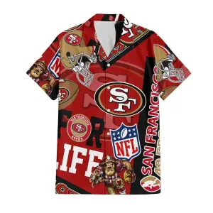 5ecb8e9b San Francisco 49ers For Life Hawaiian Shirt Front.jpg