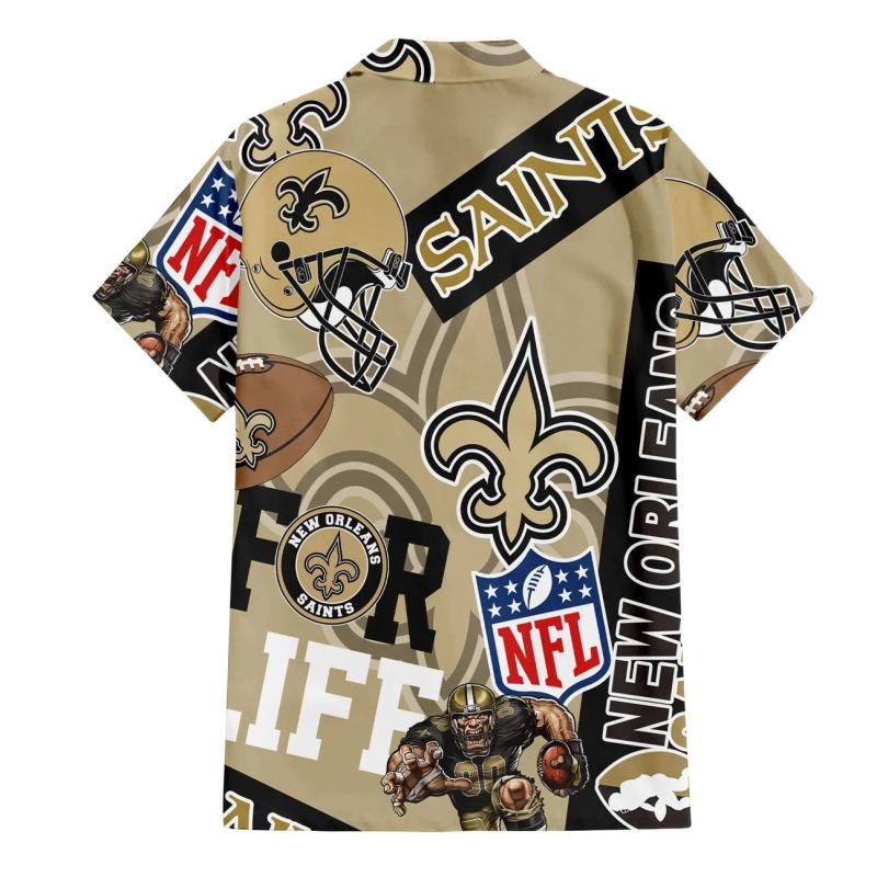 724f75f2 New Orleans Saints For Life Hawaiian Shirt Back.jpg