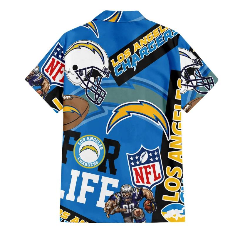 7a182c4c Los Angeles Chargers For Life Hawaiian Shirt Back.jpg