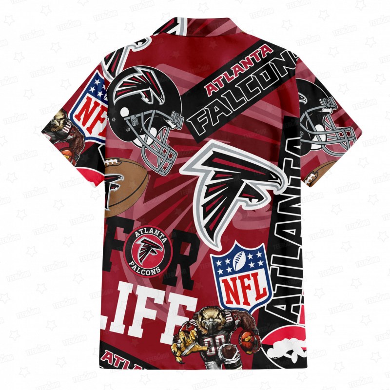 Atlanta Falcons For Life Hawaiian Shirt Back.jpeg