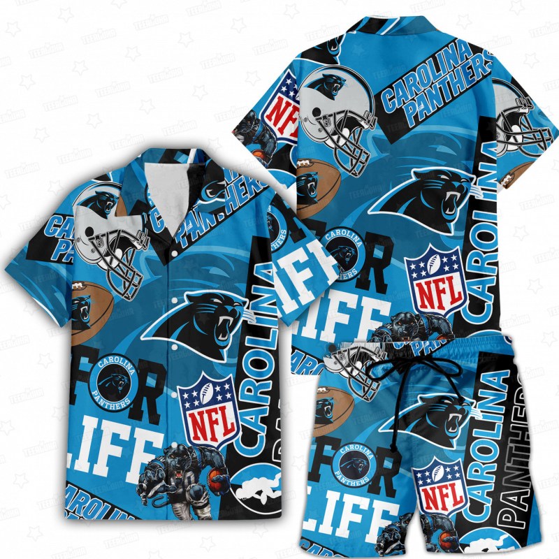 Carolina Panthers For Life Hawaiian Set.jpeg