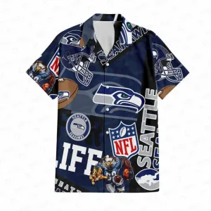 Seattle Seahawks For Life Hawaiian Shirt Front.jpeg