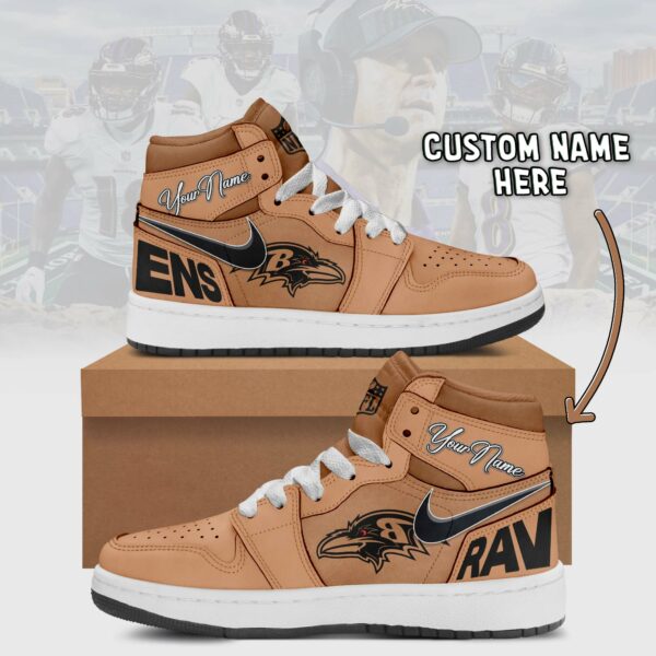 Baltimore Ravens Brown Air Jordan 1.jpg