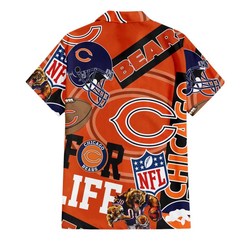 F17f2890 Chicago Bears For Life Hawaiian Shirt Back.jpg